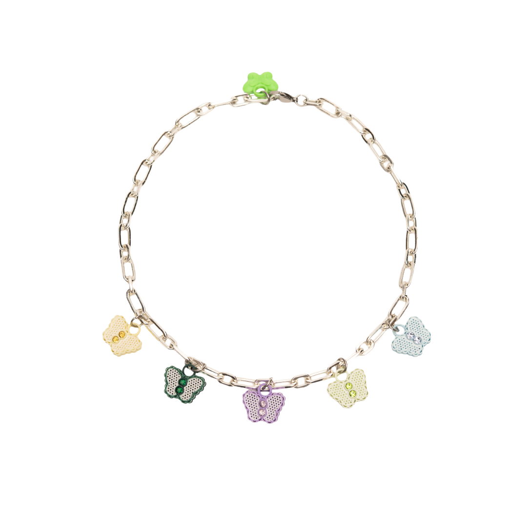 Lace Butterfly Mini Necklace — Mix
