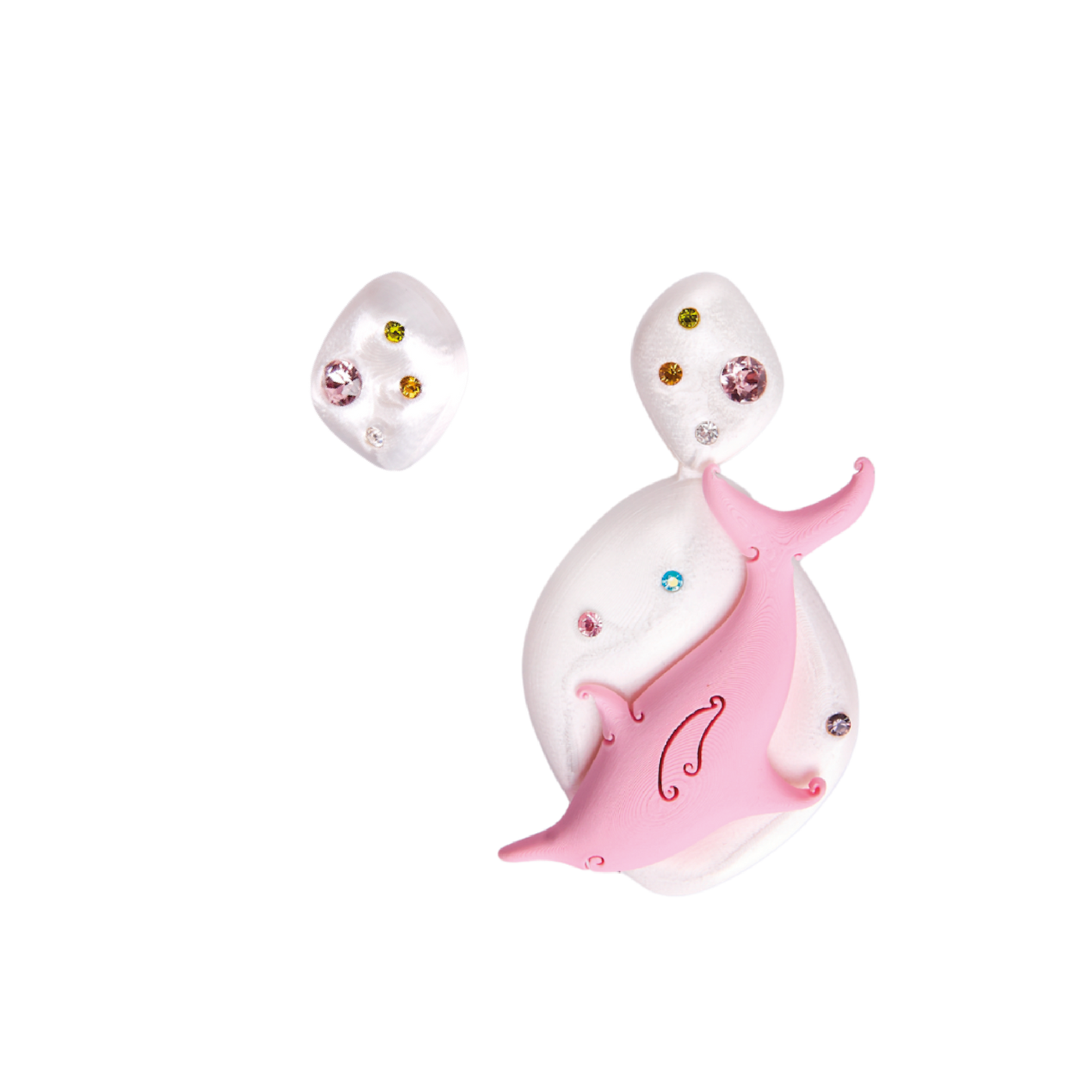 Double Dolphin Earrings — Sixxta