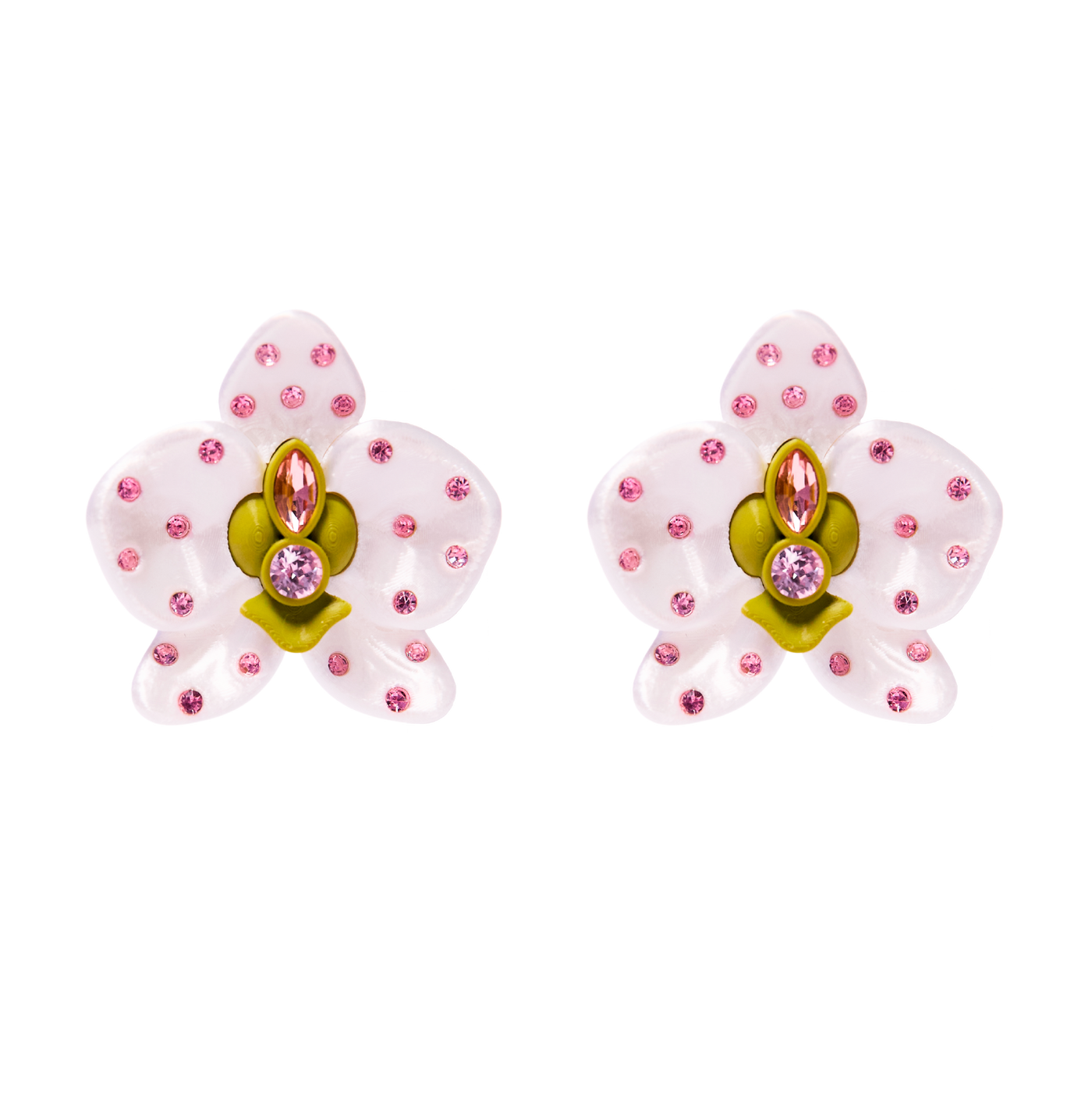 Cattleya Party Stud Earrings