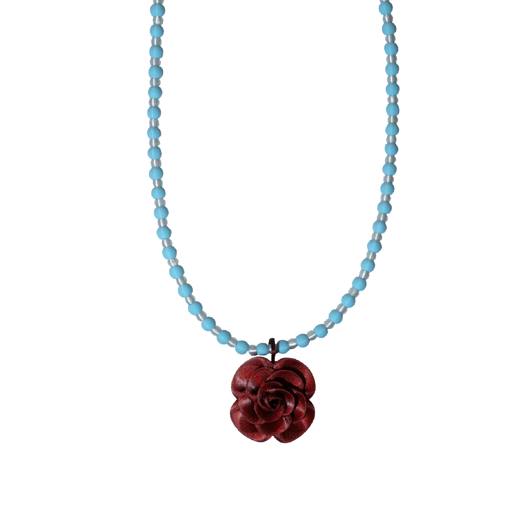 Rose Pendulum Necklace