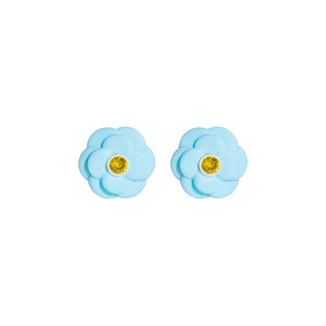 Medium Camellia Studs