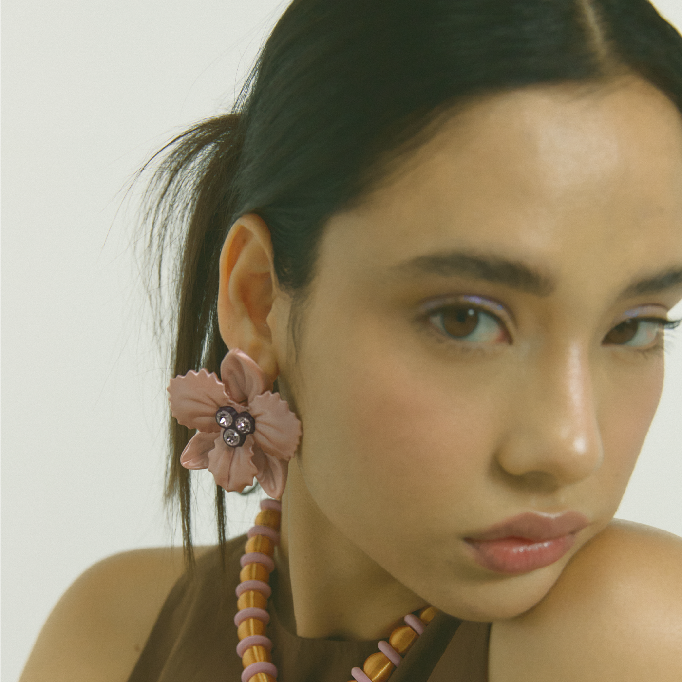 Orchid Maxi Studs
