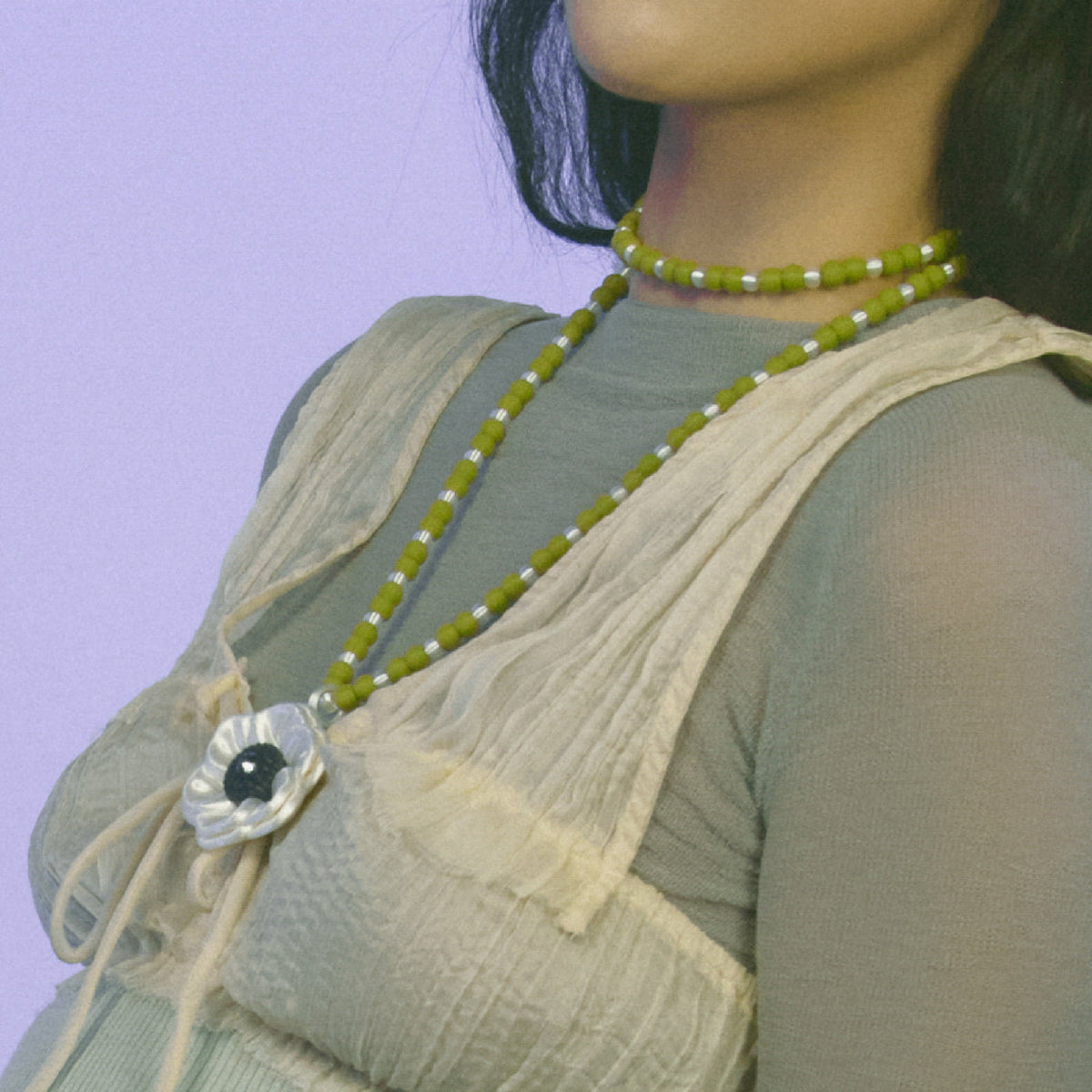 Anemone Pendulum Necklace