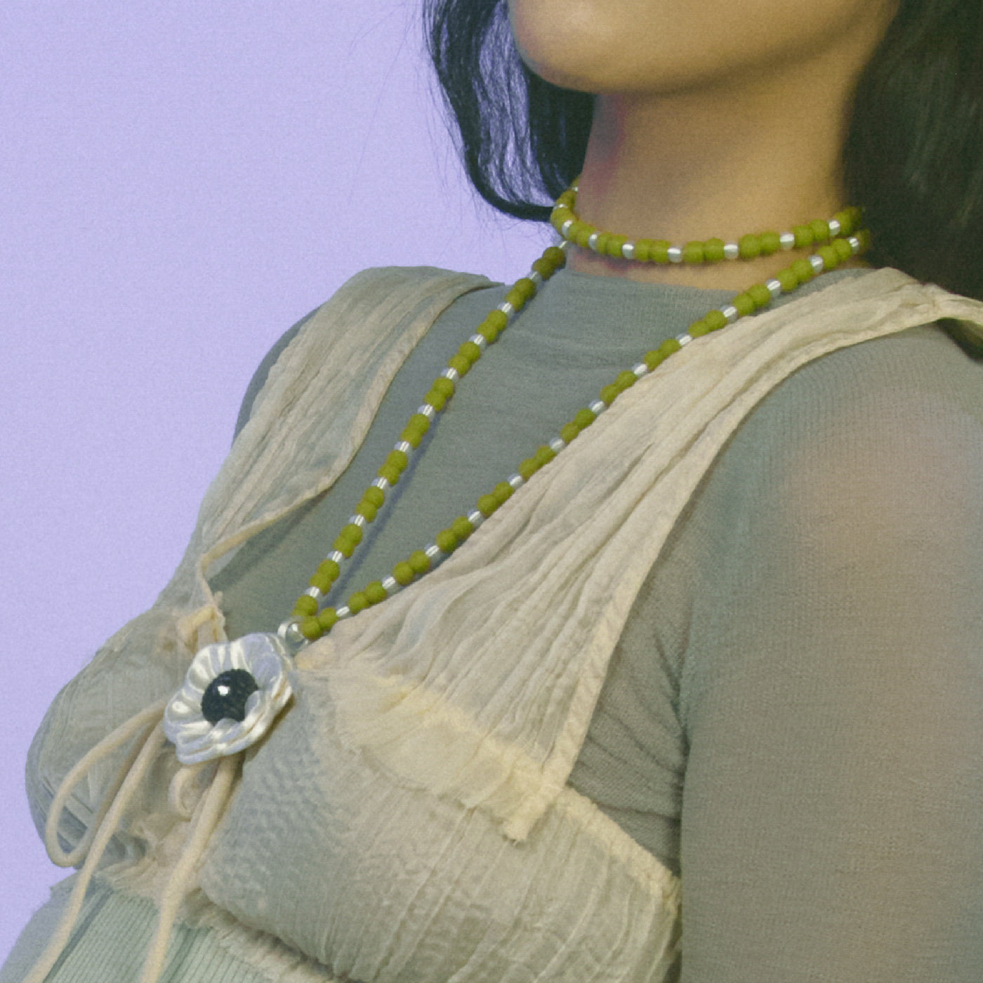 Anemone Pendulum Necklace