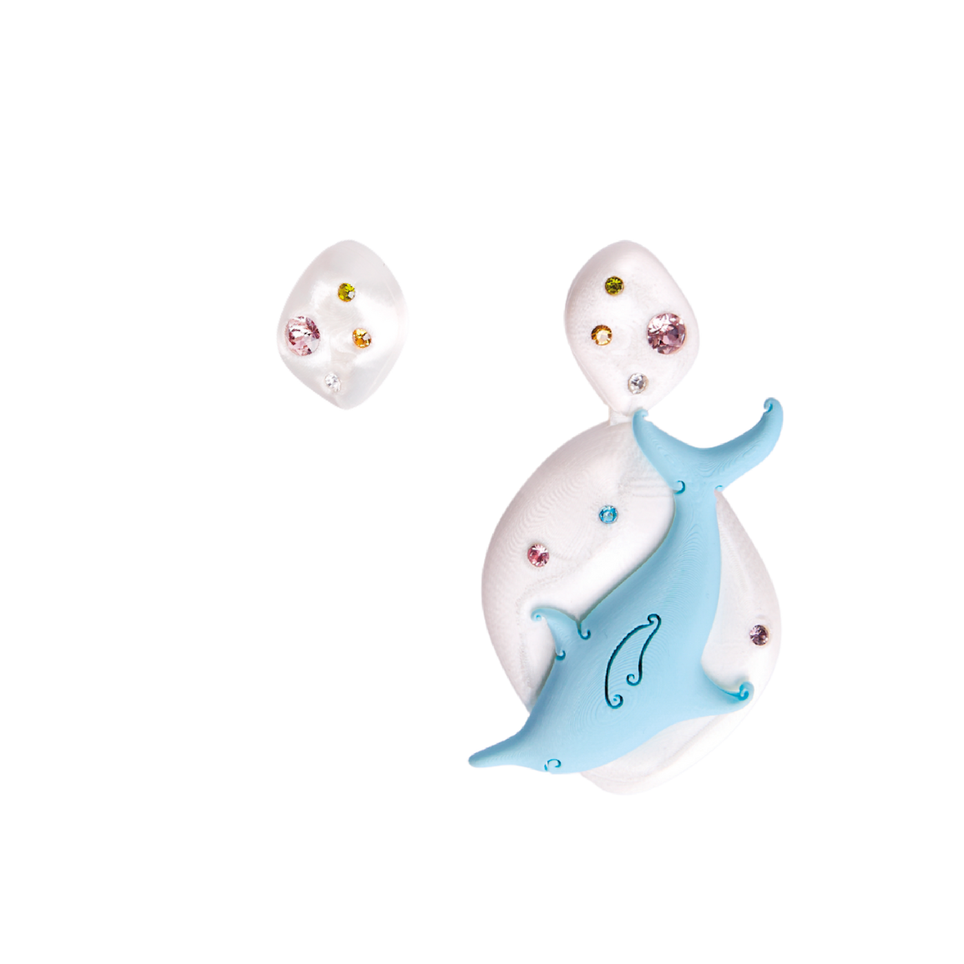 Double Dolphin Earrings — Sixxta