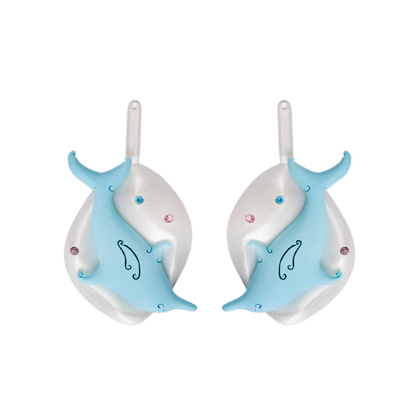 Double Dolphin Earrings — Sixxta