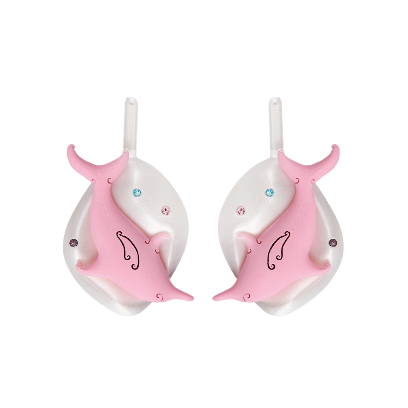 Double Dolphin Earrings — Sixxta